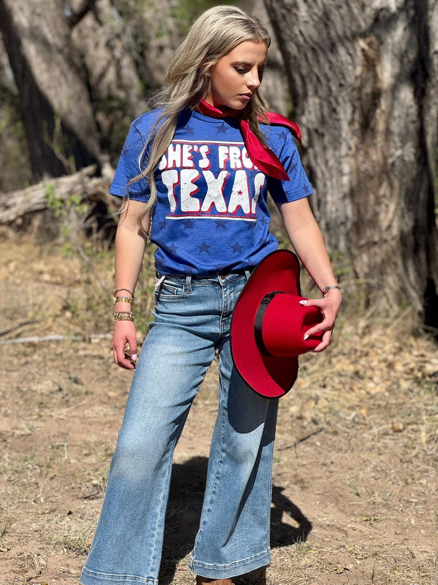 She's From Texas Tee Star Print Edition