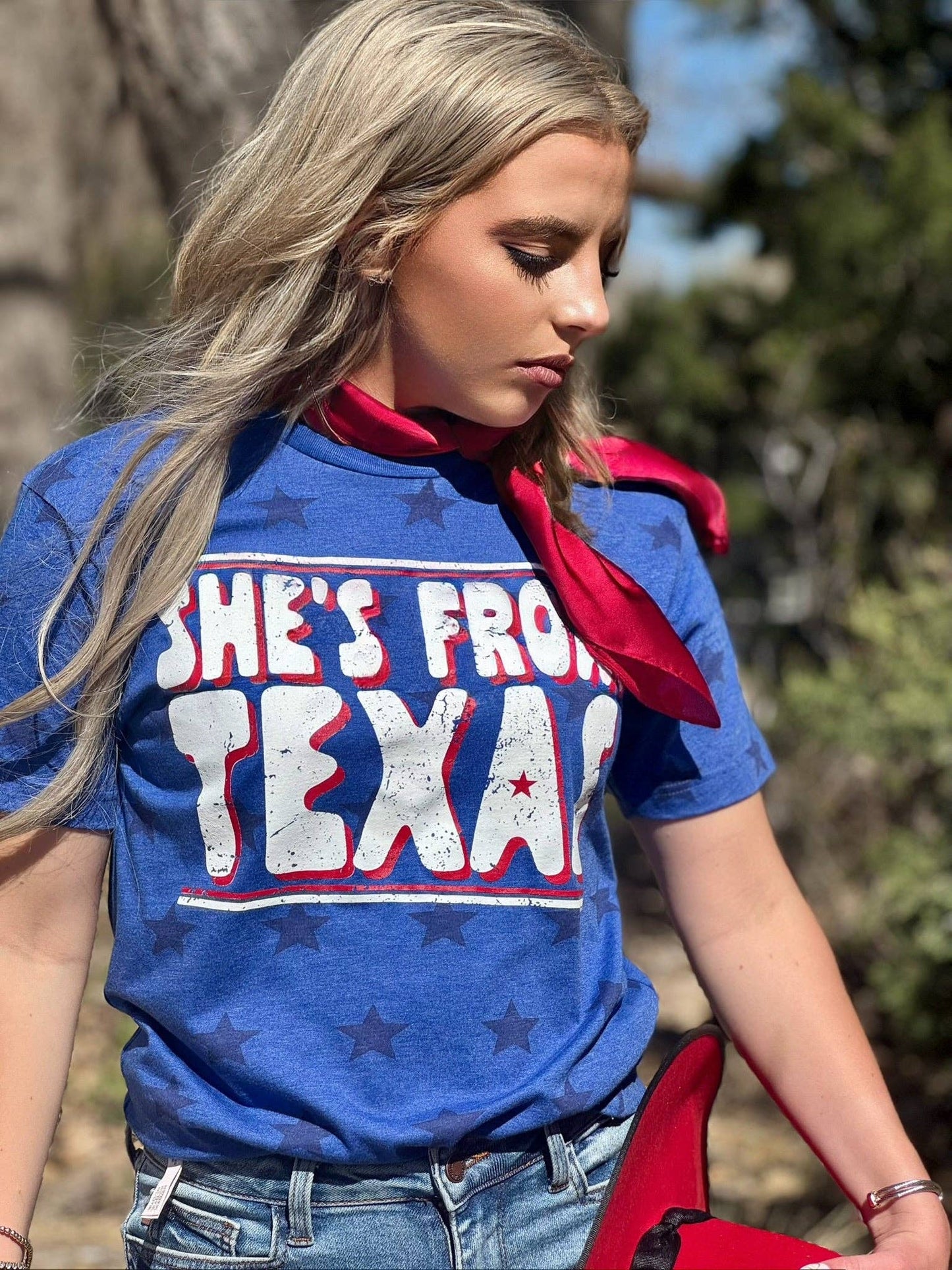 She's From Texas Tee Star Print Edition