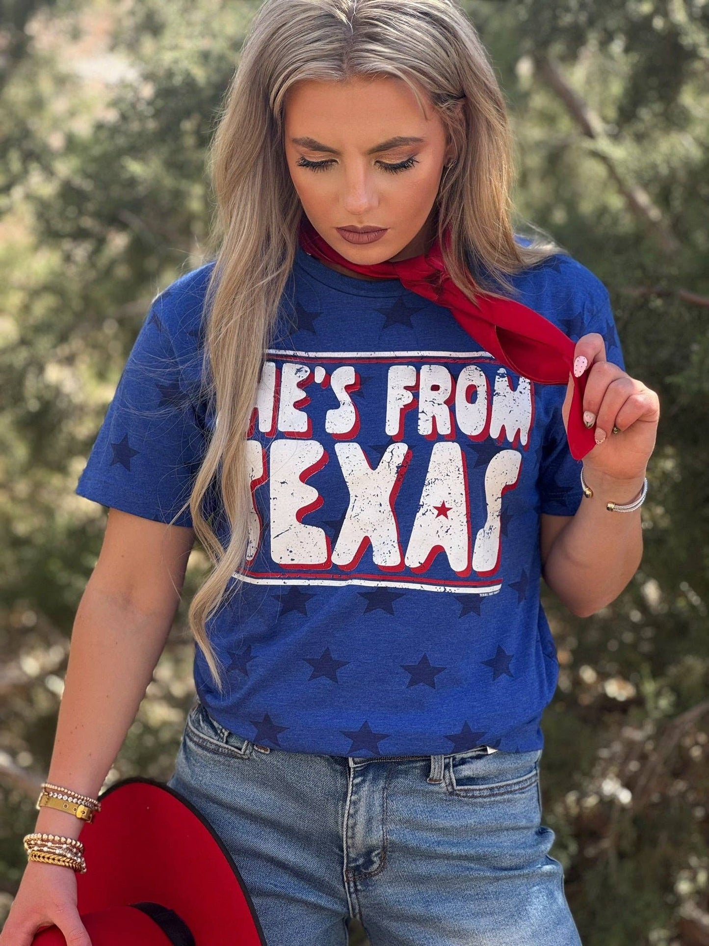 She's From Texas Tee Star Print Edition