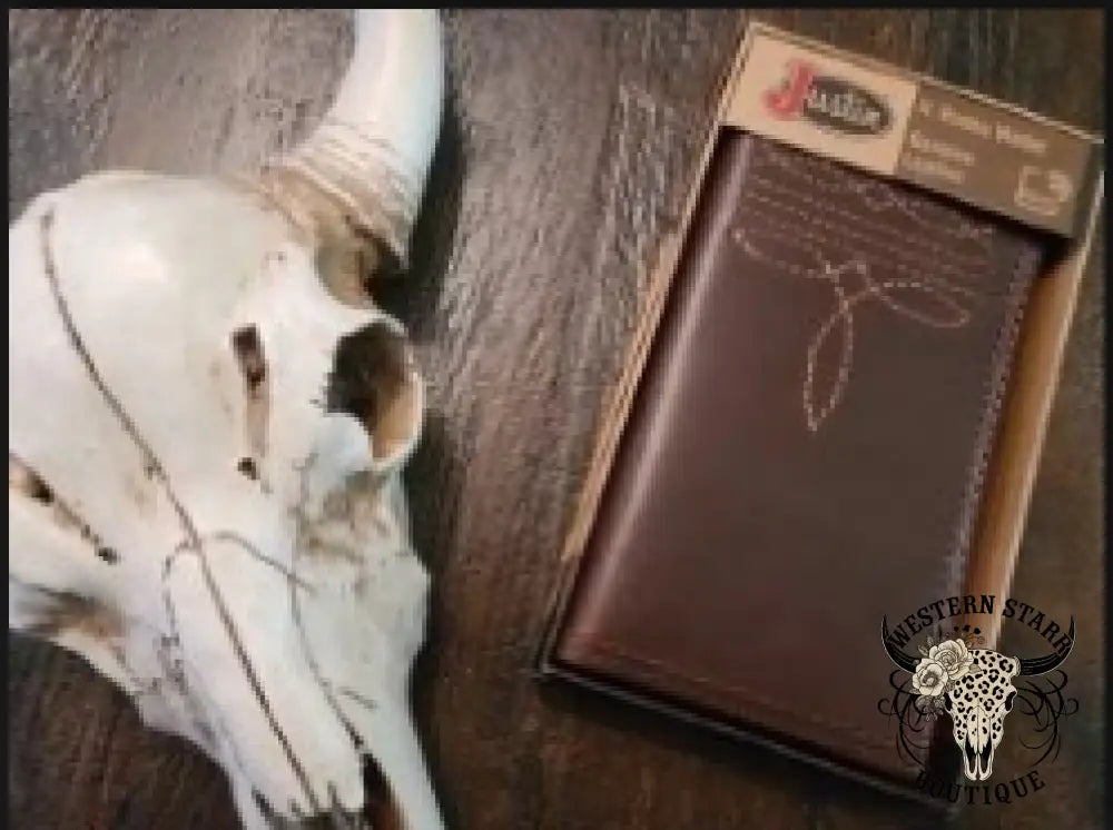 Justin Men’s Jr Rodeo Leather Wallet