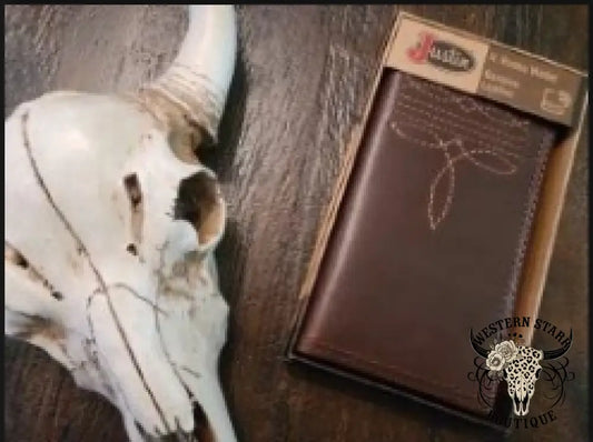 Justin Men’s Jr Rodeo Leather Wallet
